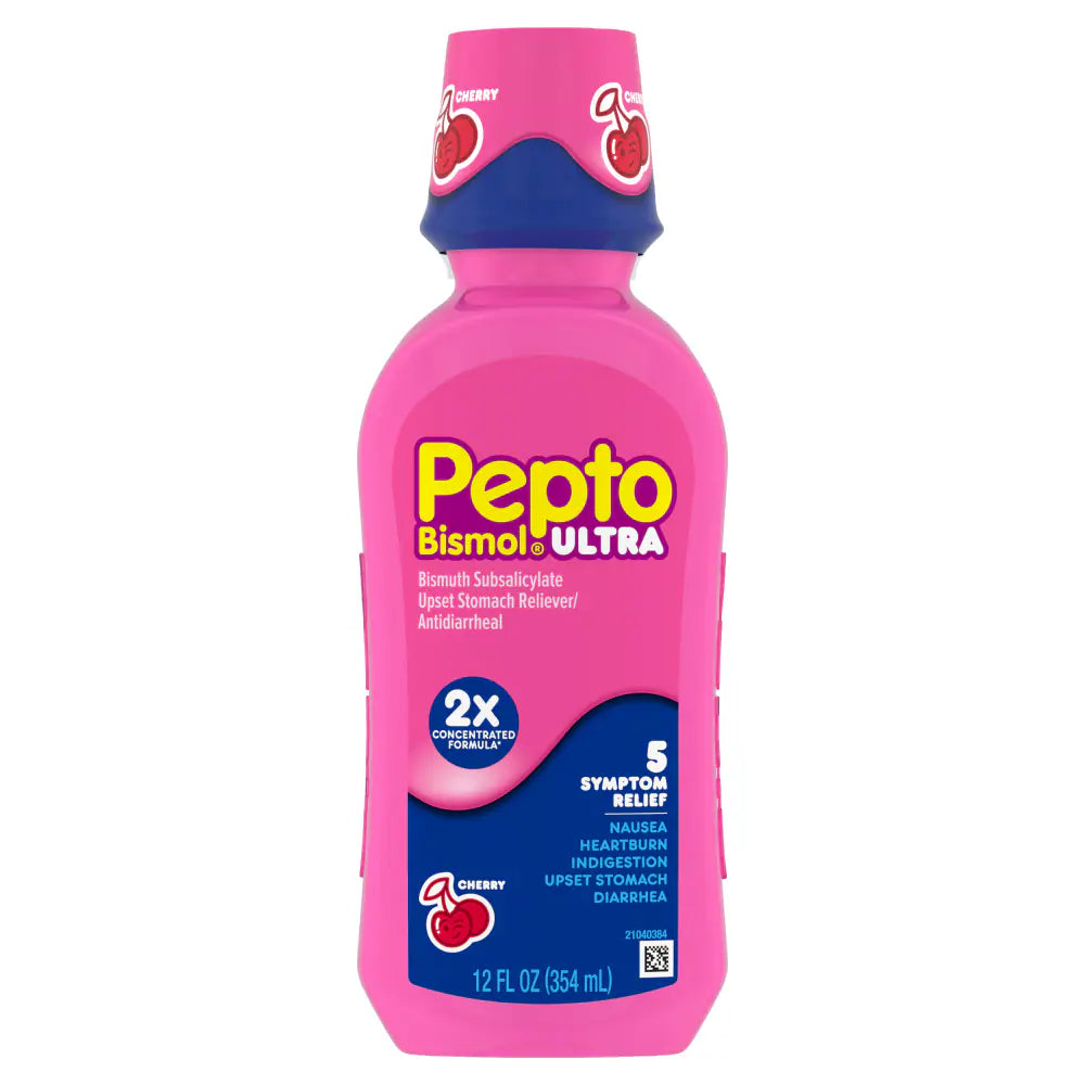 Pepto Bismol Ultra (354 ml) Cherry Flavor for Upset Stomach Relief