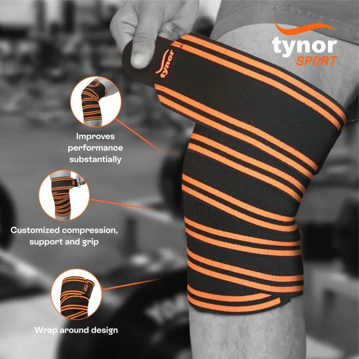 Tynor Weight Lifting Knee Wrap Code:104