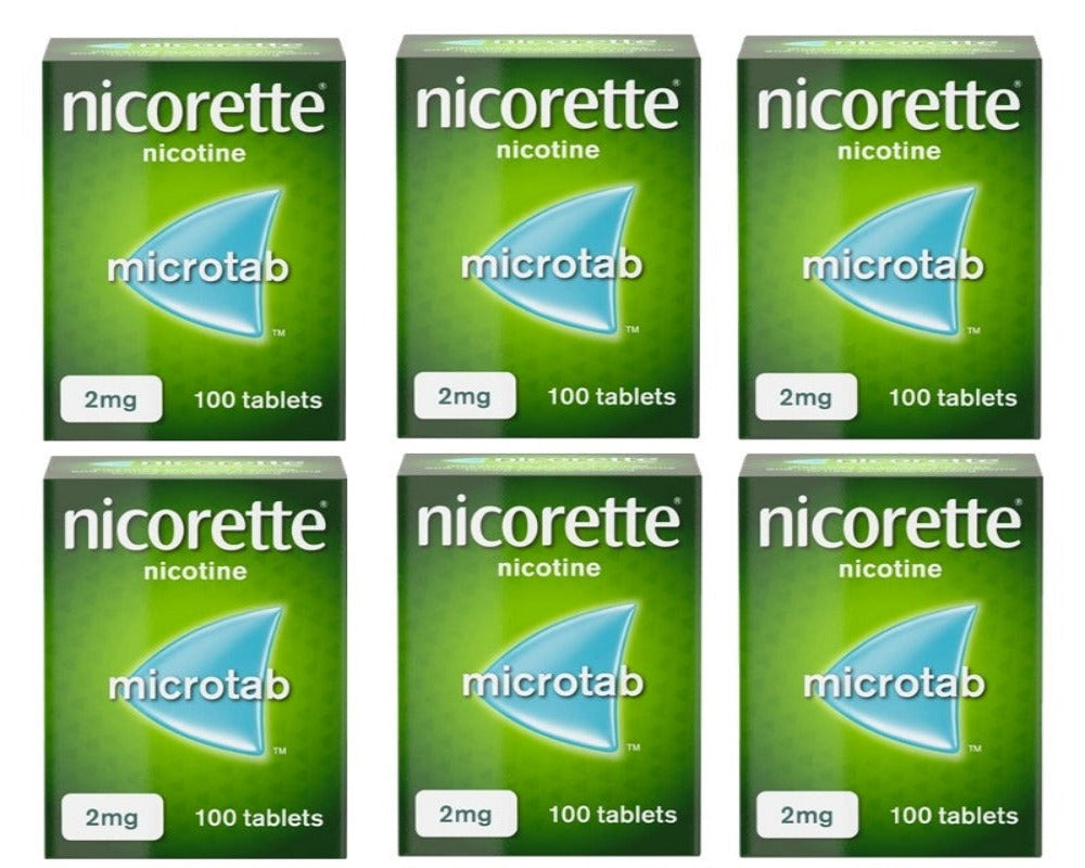 Nicorette Microtab 2mg Original 100 Tabs Expiry 04-2026