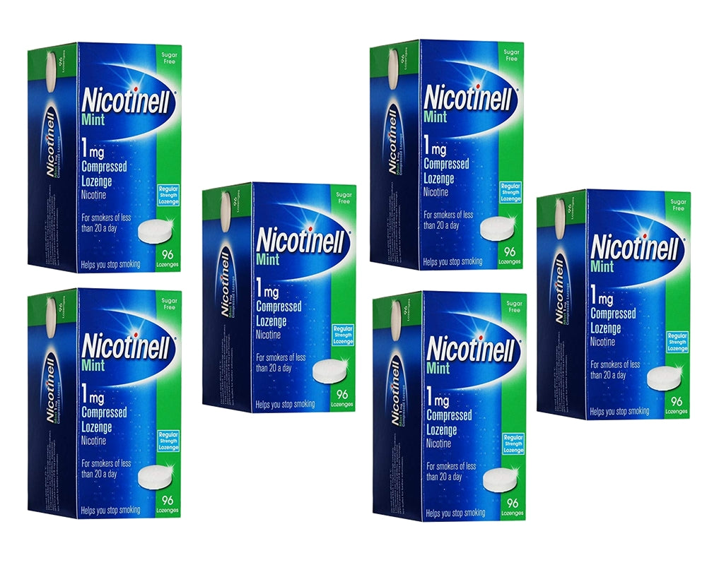 Nicotinell Lozenge Mint 1mg 96 Lozenges Pack of 6 Exp=03/2026