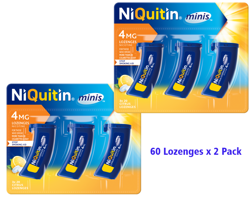 NiQuitin Minis Citrus 4mg Lozenges 60 Pack 2