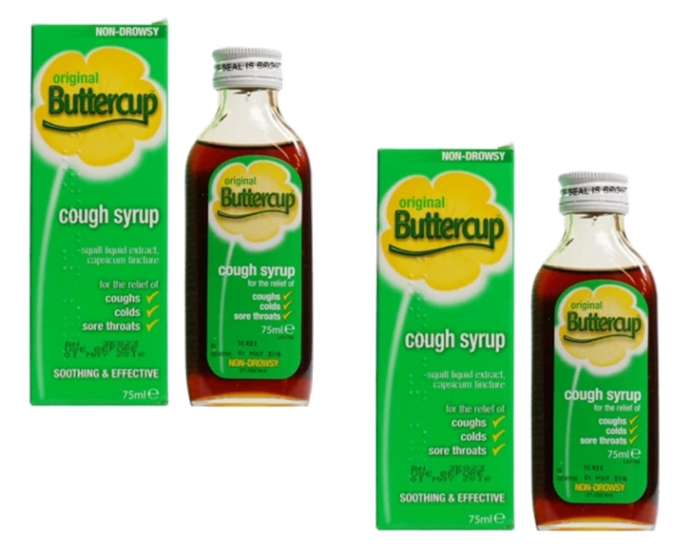 Buttercup Original Cough Syrup 75ml Expiry 09-2025 Bottles 2