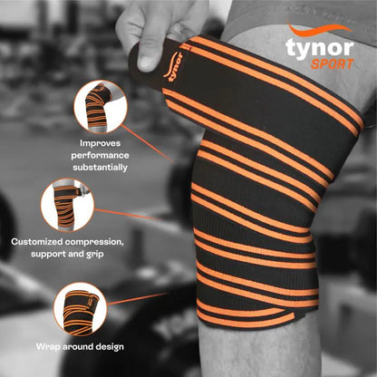 Tynor Weight Lifting Knee Wrap Code:104