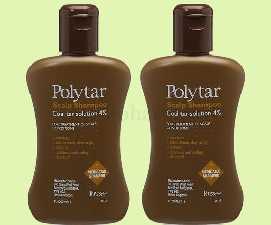 Polytar Scalp Shampoo 4% 150ml Pack 2 Expiry 10-2026