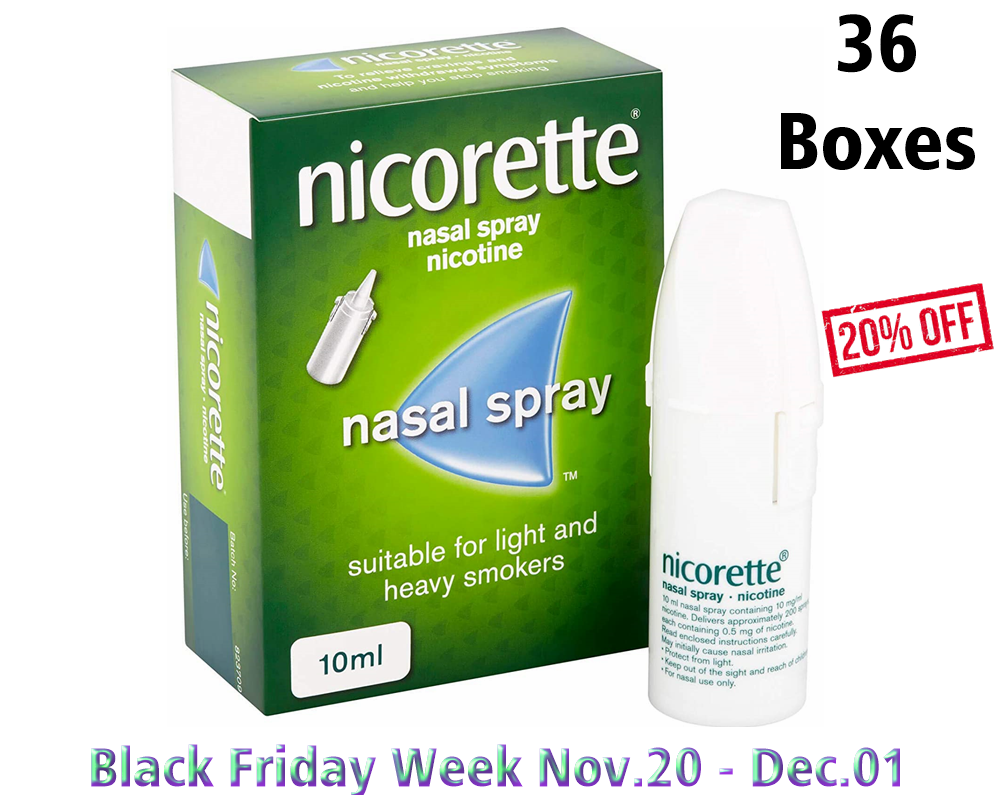 Nicorette Nasal Spray 10ml Expiry 2027 Pack 36