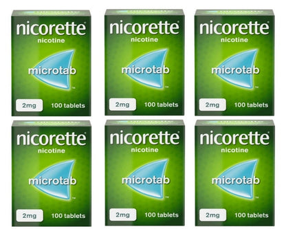 Nicorette Microtab 2mg Original 100 Tabs Expiry 12-2024