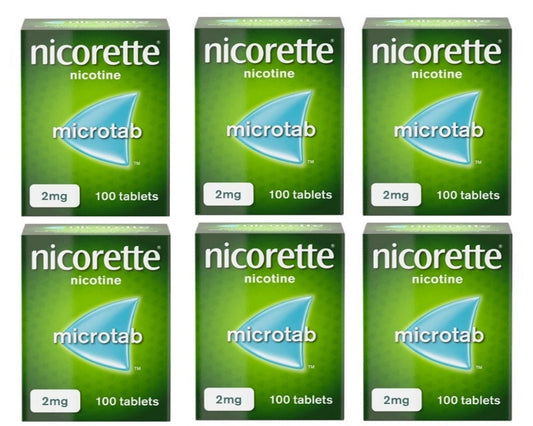Nicorette Microtab 2mg Original 100 Tabs Expiry 12-2024