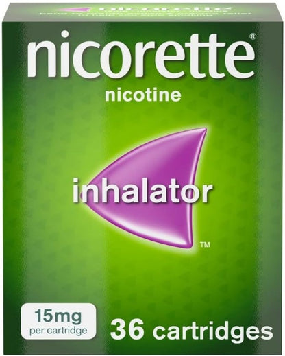 Nicorette 15mg Inhalator 36 Cartridges Expiry 10-2026