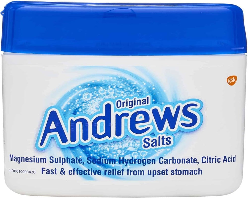 Andrews Original Salts, Stomach & Constipation Relief for Adults, 150 g