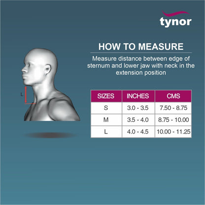 Tynor Cervical Collar Hard Adjustable Spondylitis Wry-Neck Rheumatoid disease