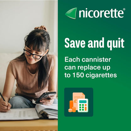 Nicorette QuickMist Mouthspray Spearmint Flavour 2x150 Sprays Pack 3
