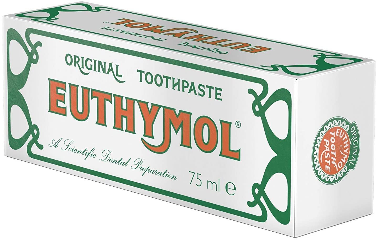 Euthymol Original Traditional Toothpaste 75ml Expiry 07-2026 12 Tubes