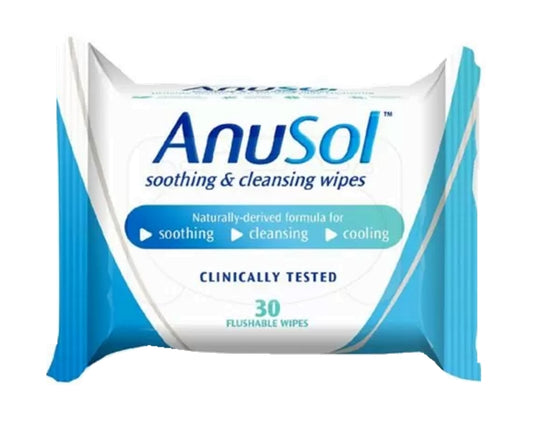 Anusol Soothing and Cleansing Wipes 30 Pack 1 Expiry 04-2027