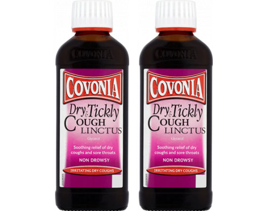 Covonia Dry & Tickly Cough Linctus 150ml 2 Bottles