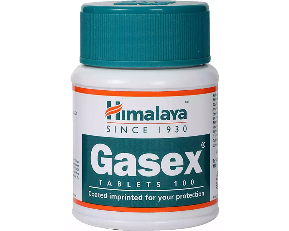 Himalaya Gasex Tablets 100 Expiry 06-2026