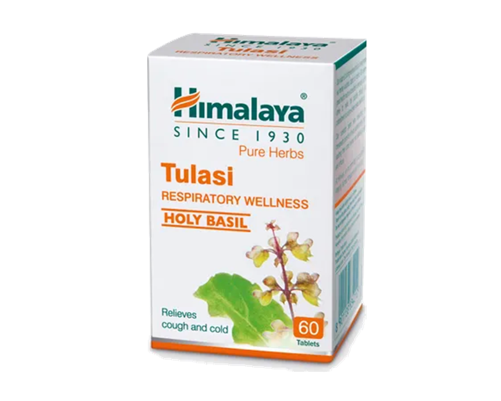 Himalaya Wellness Himalaya Tulasi Tablets 60 Helps Relieve Cough and Cold Expiry 02-2026
