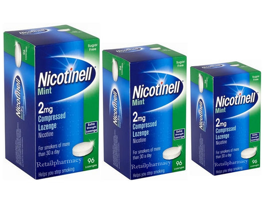 Nicotinell Lozenge Mint 2mg 96 Lozenges Pack of 3 Exp=06/2026