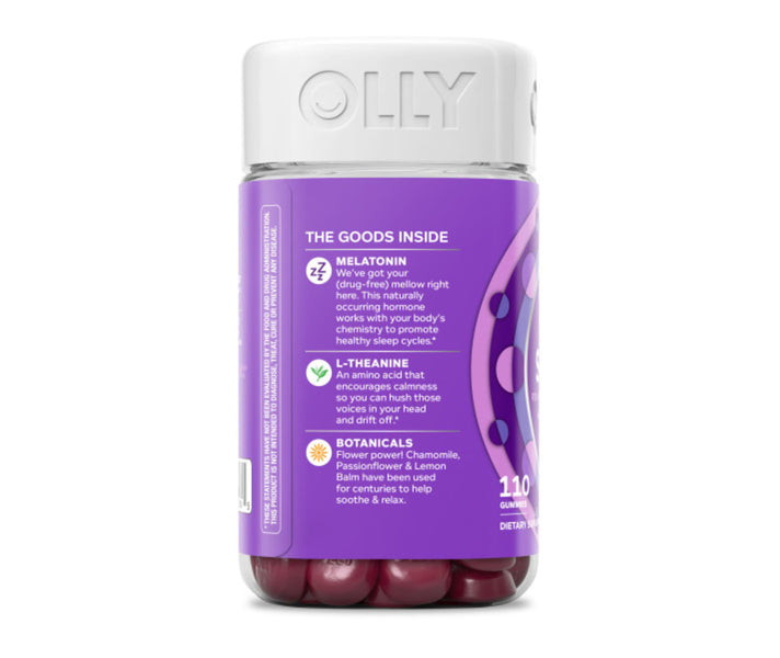 Olly Sleep Supplement Gummy - 110 Count For Health Sleep Exp= 04-2027