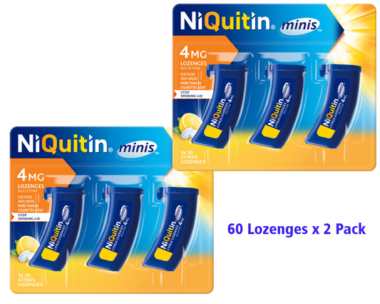 NiQuitin Minis Citrus 4mg Lozenges 60 Pack 2
