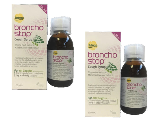 Broncho Stop Cough Syrup 120ml 2 Bottles