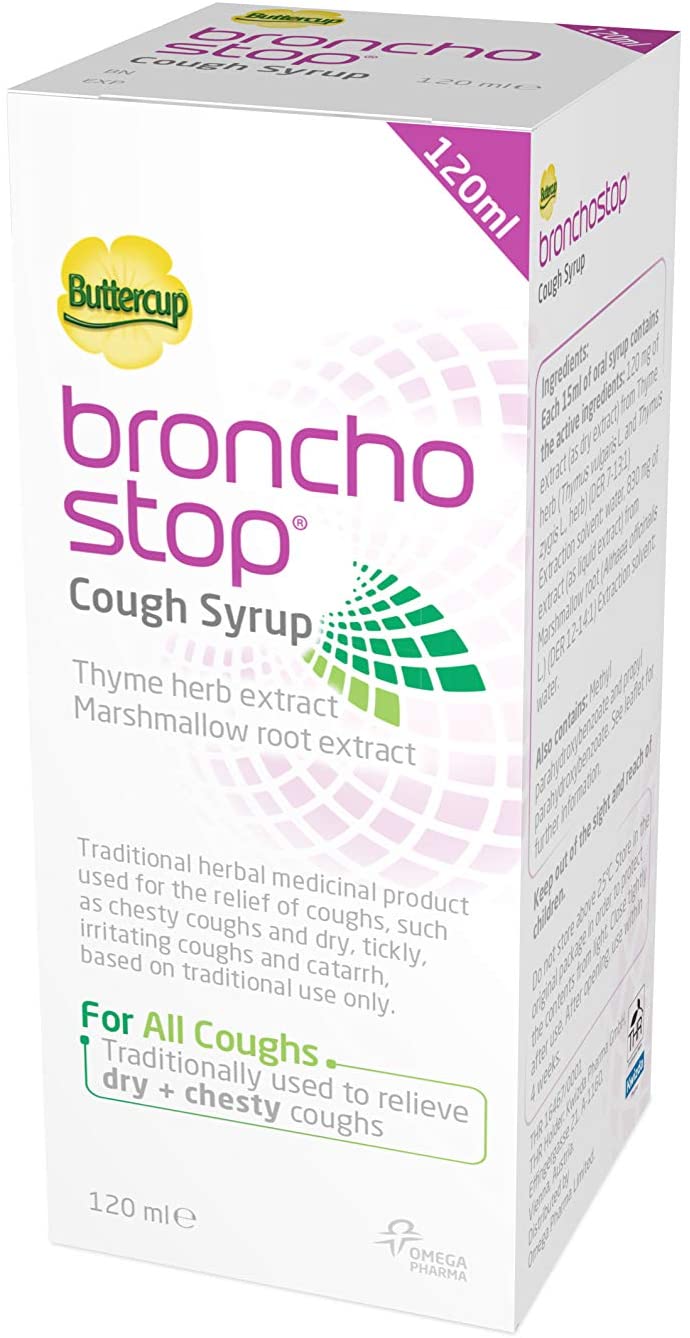 Broncho Stop Cough Syrup 120ml 2 Bottles