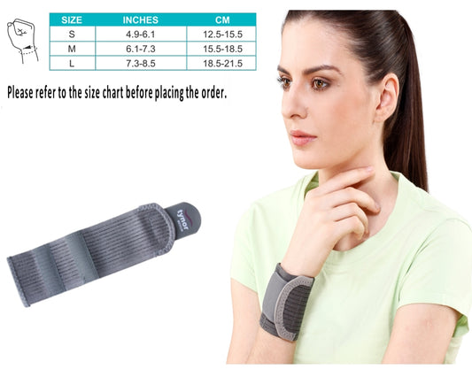 Tynor Wrist Brace with Double Lock E 05