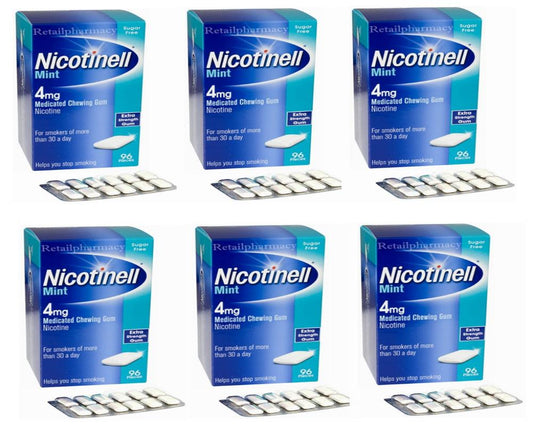 Nicotinell Gum Mint 4mg of 96 Pack 6