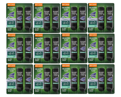 Nicorette QuickMist Mouthspray Spearmint Flavour 2x150 Sprays Pack 12