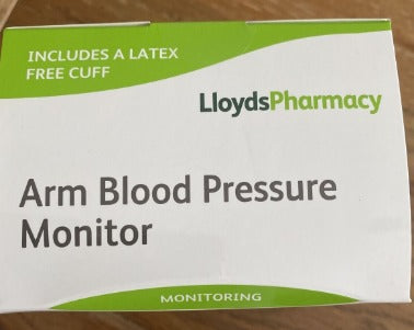 Arm Blood Pressure Monitor Lloyds Pharmacy