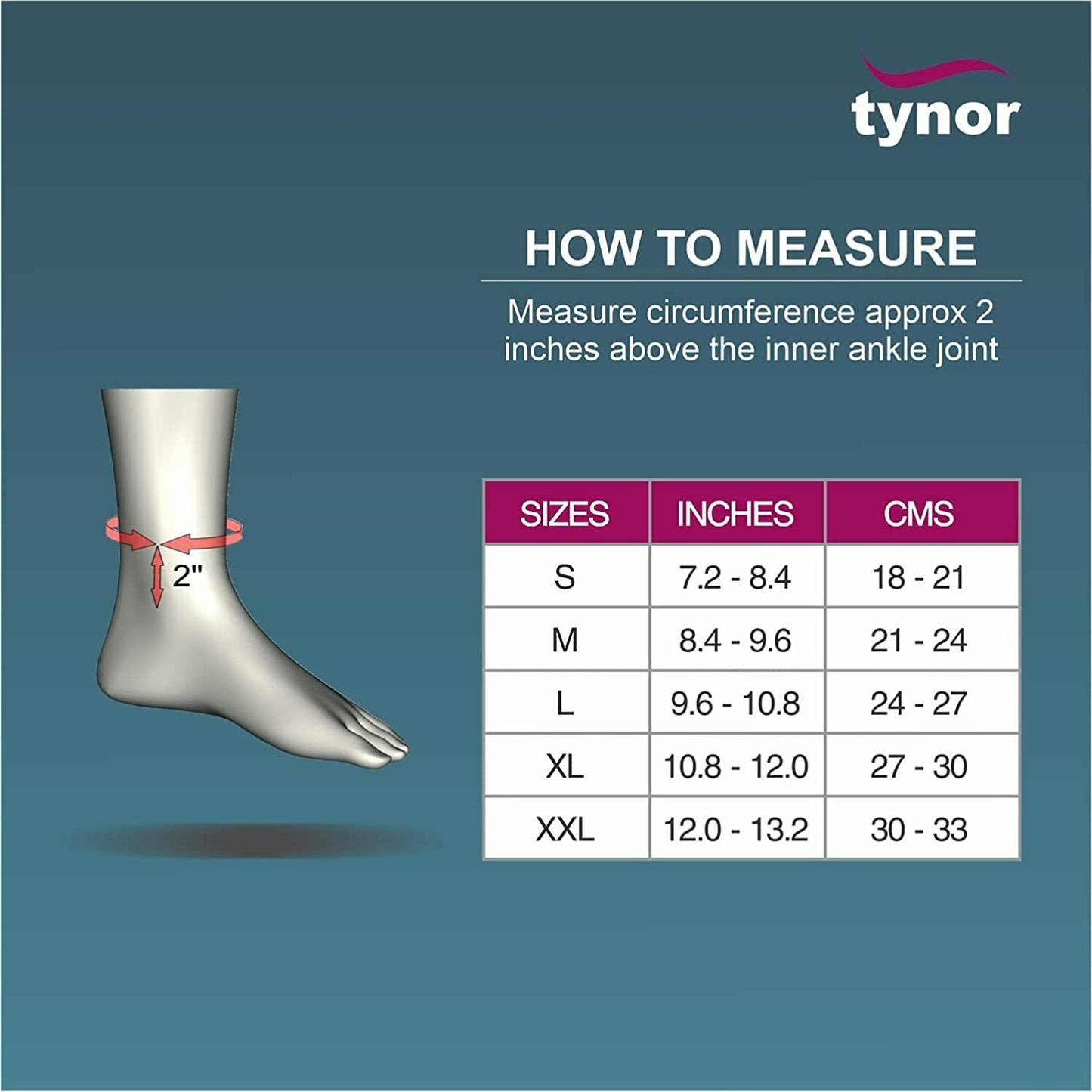 Tynor Anklet Comfeel D-25