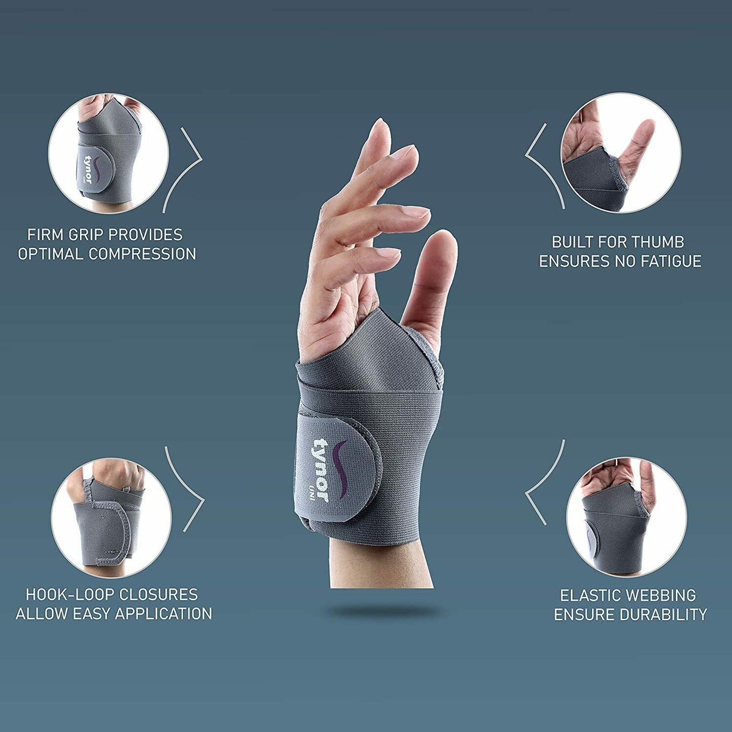 Tynor Wrist Brace Thumb D-06