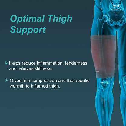 Tynor Thigh Support D 14 four way stretchable fabric.