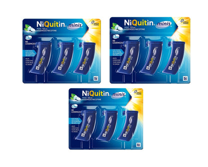 NiQuitin Minis Mint 1.5mg Lozenges 60  Pack 3