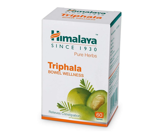 Himalaya Triphala Tablet 60 Wellness Bowel For Constipation & Stomach Care
