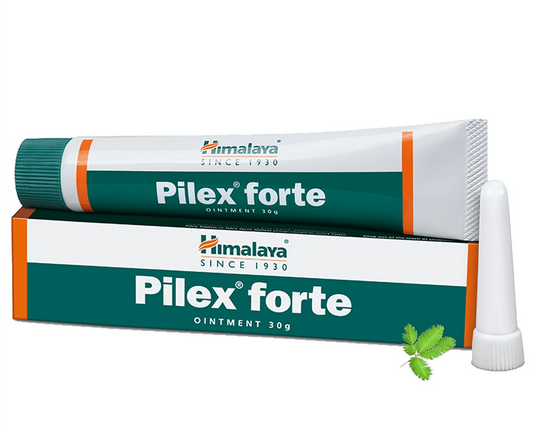Himalaya Pilex Forte Ointment 30g Helps Ease Piles & Constipation Expiry 08-2026